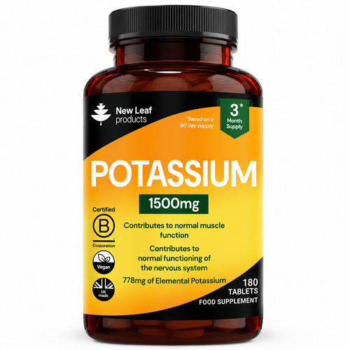 New leaf potassium 1500mg - leaf,