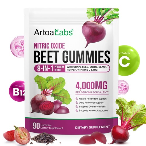 Beetroot gummies 4000mg high - gummies,