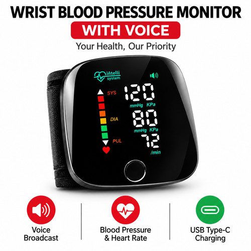 Voice wrist blood pressure - wrist,